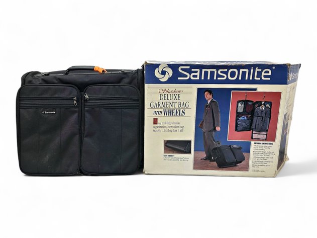 Vintage Samsonite Shadow Deluxe Garment Bag