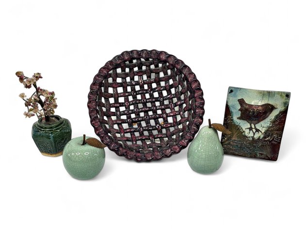 Ceramic Pieces & Japanese Raku