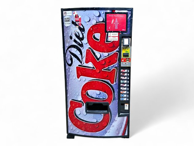 Dixie-Narco Diet-Coke Vending Machine Model 501e