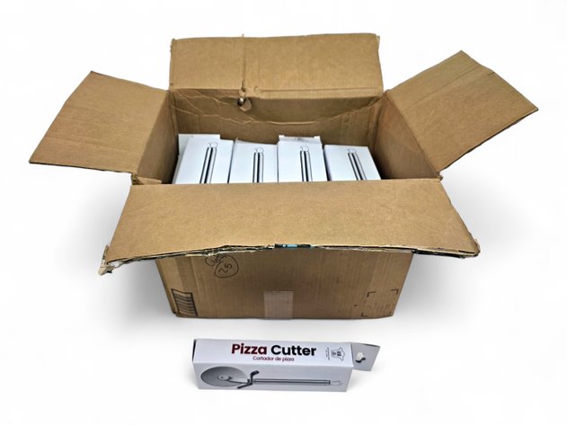 25x Pizza Cutters - Brand New, Stainless Steel