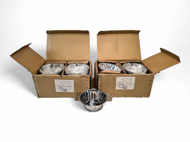 40x Colanders - Brand New, Stainless Steel