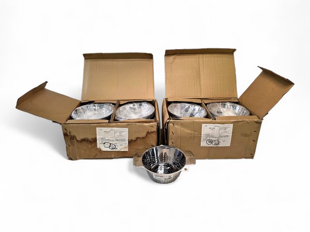 40x Colanders - Brand New, Stainless Steel