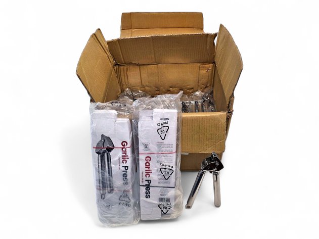 55x Garlic Presses - Brand New, Stainless Steel