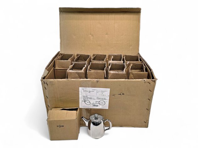 20x 17oz Coffee Pots - Brand New, Stainless Steel