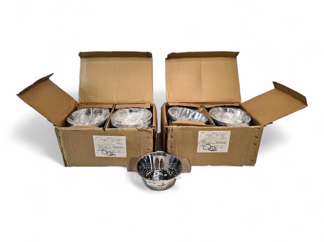 40x Colanders - Brand New, Stainless Steel