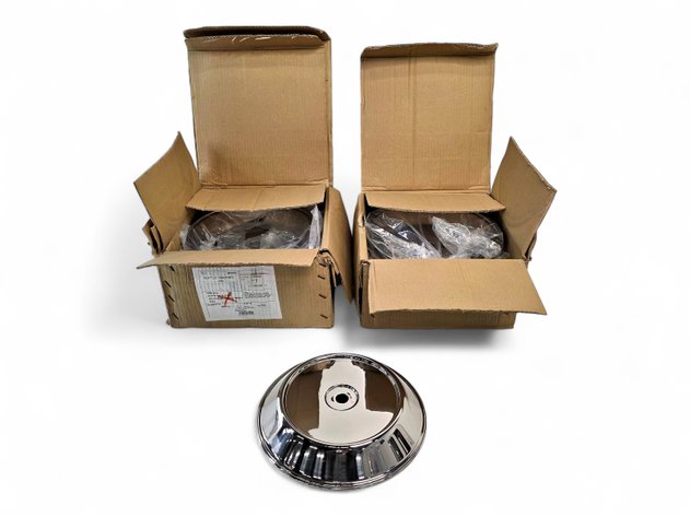 47x Plate Covers - Brand New, Stainless Steel