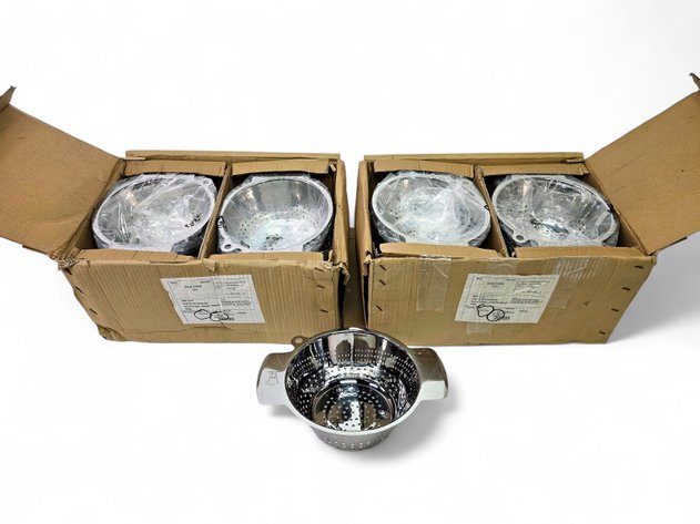 40x Colanders - Brand New, Stainless Steel
