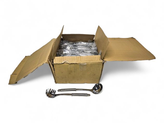 35x Spaghetti Spoons & 49x Gravy Serving Spoons- Brand New, Stainless Steel