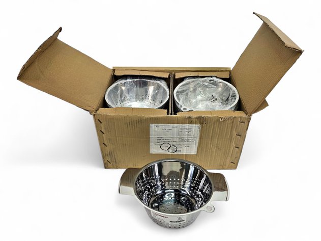 20x Colanders - Brand New, Stainless Steel
