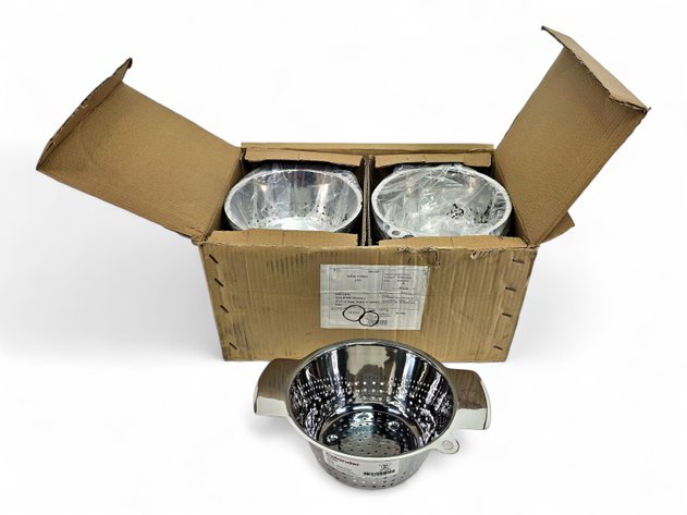 20x Colanders - Brand New, Stainless Steel
