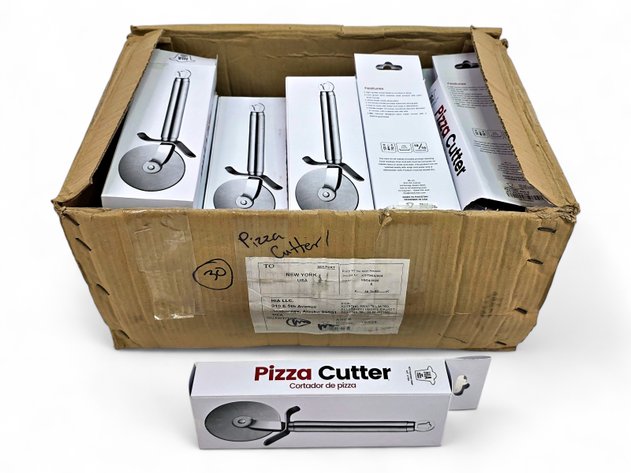 30x Pizza Cutters - Brand New, Stainless Steel