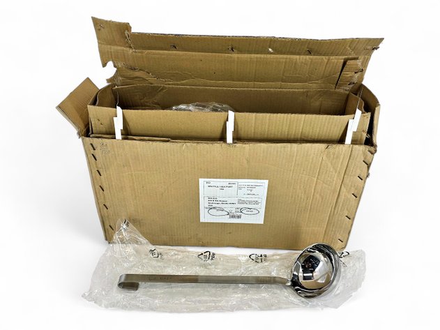 20x 12oz Soup Ladles w/ Rim - Brand New, Stainless Steel