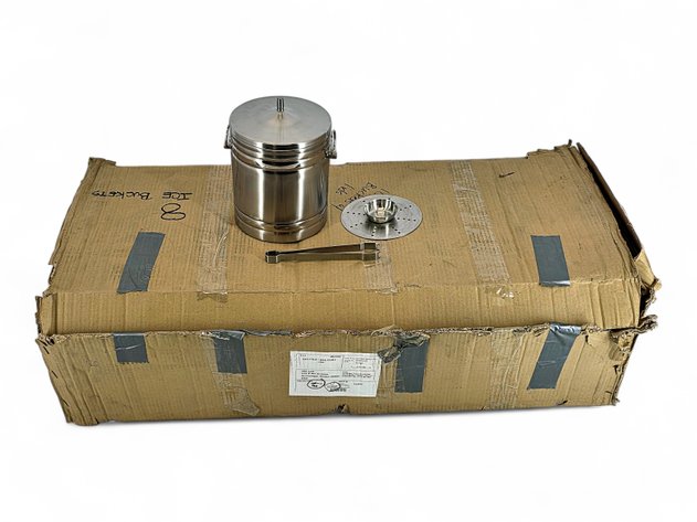 8x Insulated 101 oz Ice Buckets w/ Tongs - Brand New, Stainless Steel