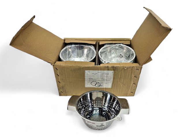 20x Colanders - Brand New, Stainless Steel