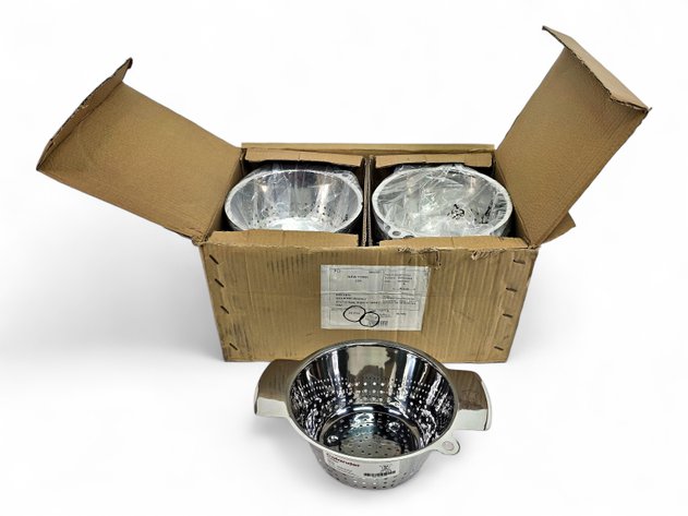 20x Colanders - Brand New, Stainless Steel