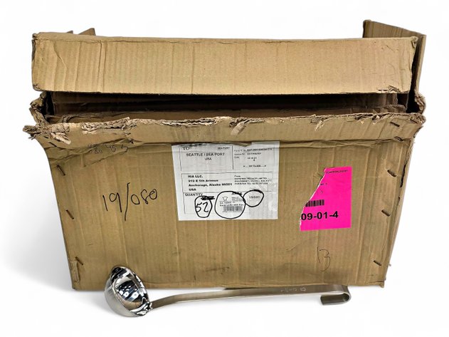 52x 4.25oz Soup Ladles w/ Rims - Brand New, Stainless Steel