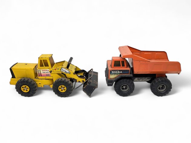 Tonka Pressed Steel Turbo-Diesel & Mighty Dump Truck