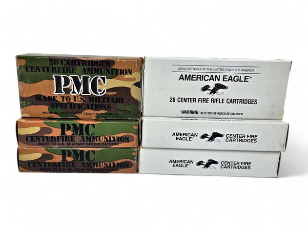 60x PMC Ball M193 5.56mm & 60x American Eagle .223 Remington Rounds