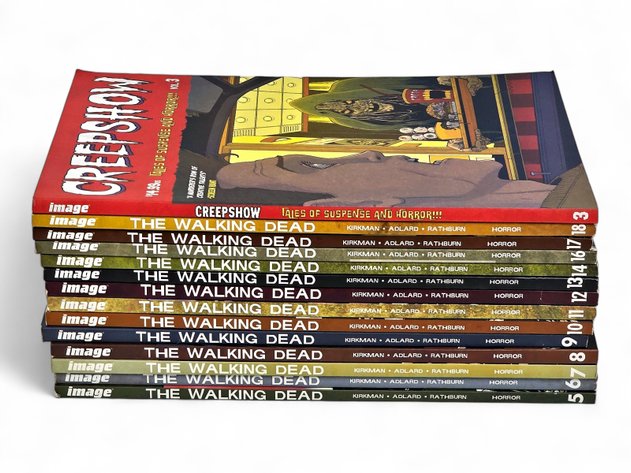 The Walking Dead Graphic Novels #5-14 & 16-18 w/ Creepshow: Tales of Suspense and Horror #13