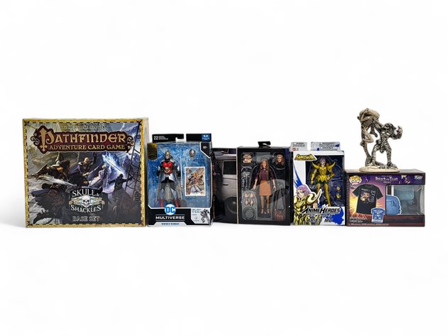 DC Multiverse, TMNT, Attack on Titan & Other Action Figures & Games