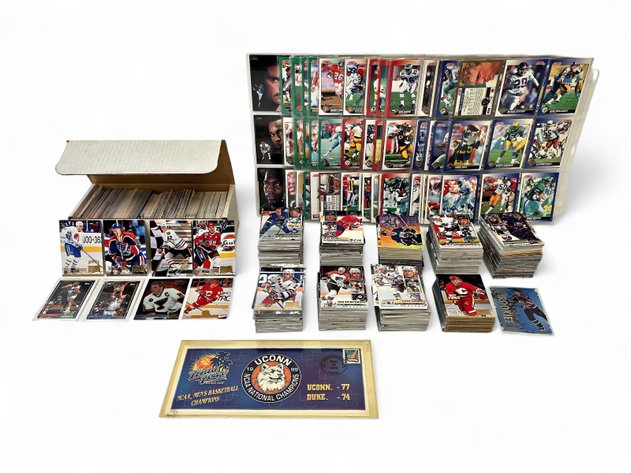 Hockey, Football & Baseball Trading Cards - Steve Larmer, Mitch Williams, Rob Pearson & More