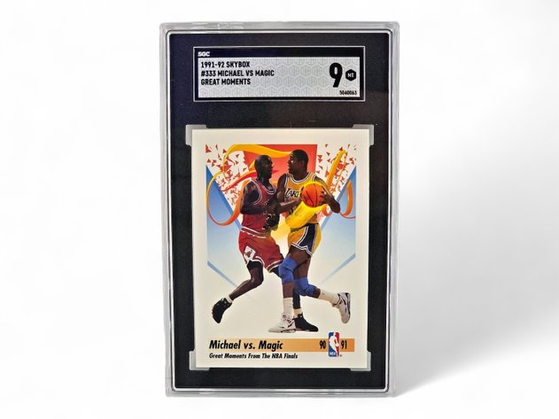 SGC MT 1991 SkyBox Michael vs. Magic Great Moments Card