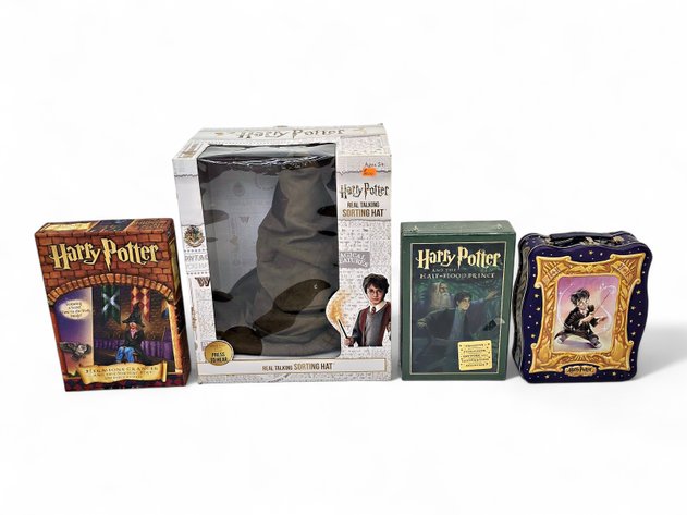 Harry Potter Talking Sorting Hat, Puzzle, Book, Bookmarks, & Carry Case