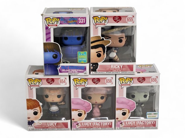 Funko Pop! Vinyl Figures - I Love Lucy w/ Willy Wonka & The Chocolate Factory