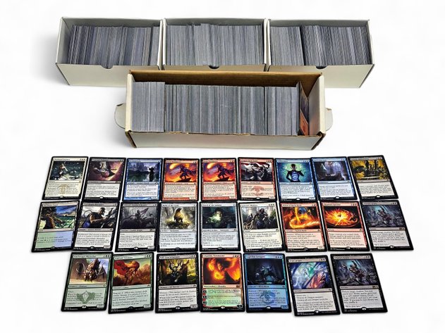 1,350x Magic: The Gathering Trading Cards - Foil Lands, Foil Tokens & More