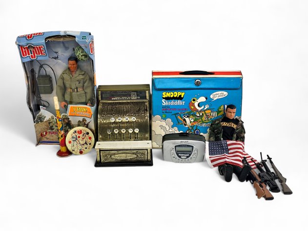G.I. Joe Navajo Code Talker, Benjamin Franklin Cash Register, Snoopy Playset & More