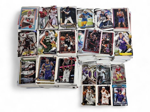 Football, Basketball & Baseball Trading Cards - Aaron Rodgers, Allen Iverson, Sam Darnold & More