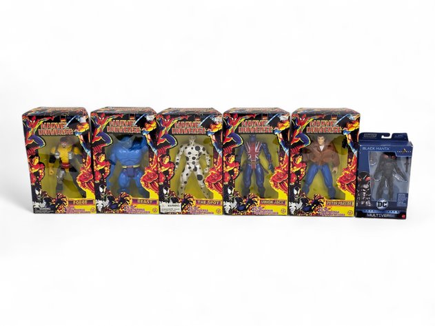 6x 1990s Toy Biz Marvel & DC Multiverse Figures