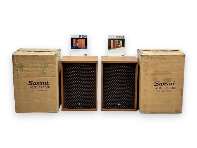 Vintage Sansui SP-3500 Multi-Directional Speakers