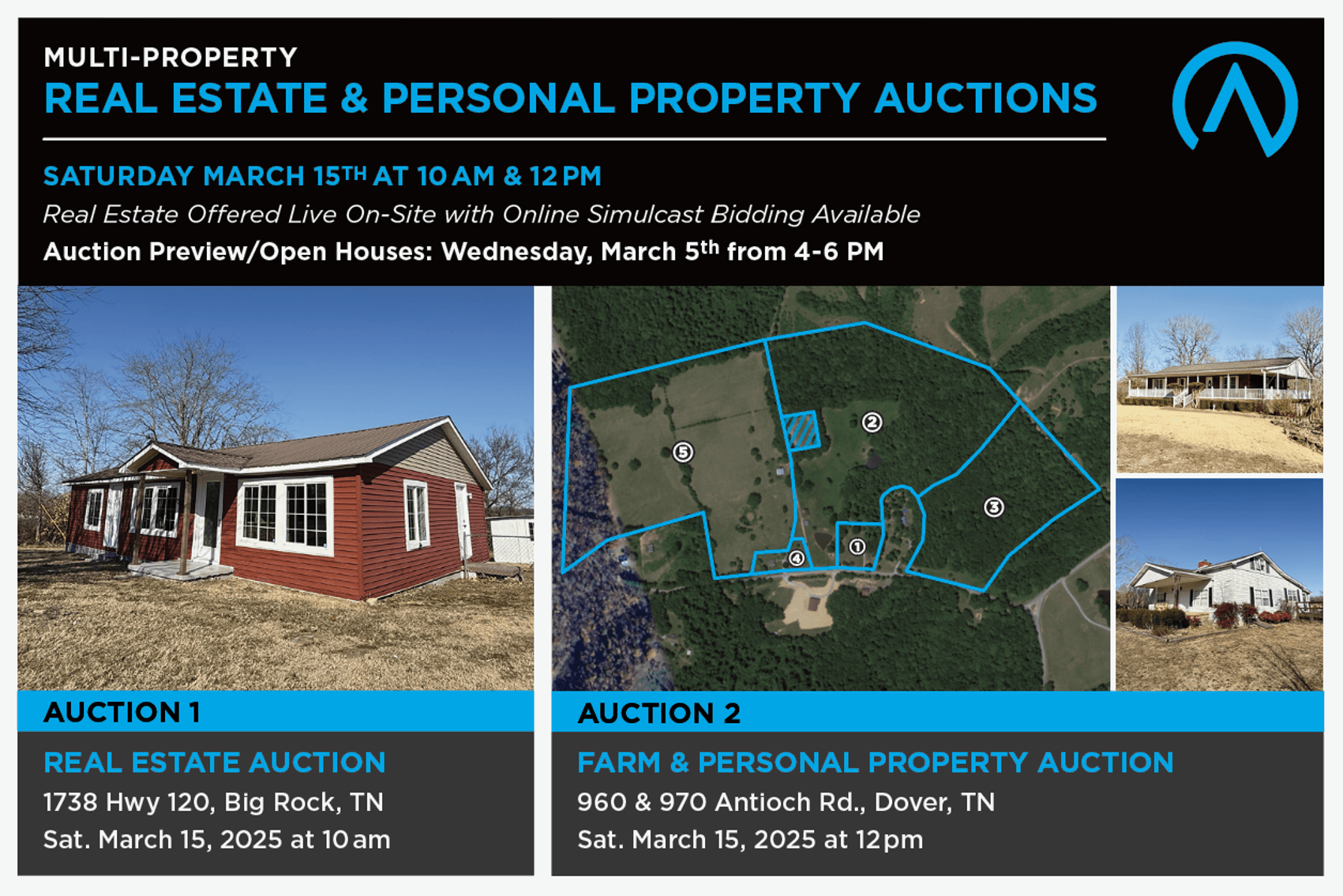 Image for 1738 Hwy 120, Big Rock, TN AUCTION