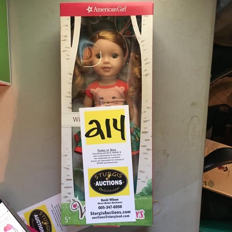 Image for This Featured Photo is of American Girls: Wellie Wishers Doll in original packaging.