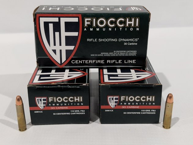 Image for Fiocchi .30 Carbine Ammunition