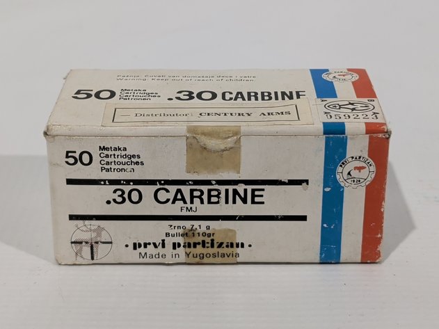 Image for Yugoslavia .30 Cal Carbine Ammunition