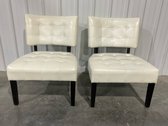 White Leather Chairs