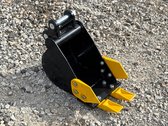 7.87" Mini Backhoe Toothed Bucket