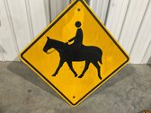 Horse Crossing Sign