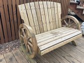 Wooden Park Bench