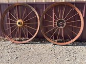 Antique Steel Wagon Wheels