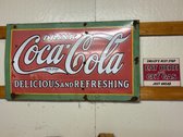 Vintage Coca Cola Metal Sign