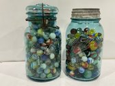 Ball Mason Jars w/ Marbles
