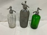 40s Commercial Art Deco Selzer Bottle