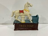 Cast Iron Pony Trick Bank
