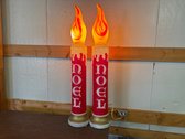 Vintage 1970's Empire Noel Candle Blow Molds