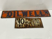 Steel Oil Well Sign
