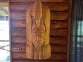 Native American Chief Carving