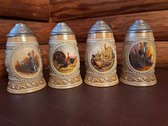 Vintage Anheuser-Busch "Upland Game Birds" Beer Steins